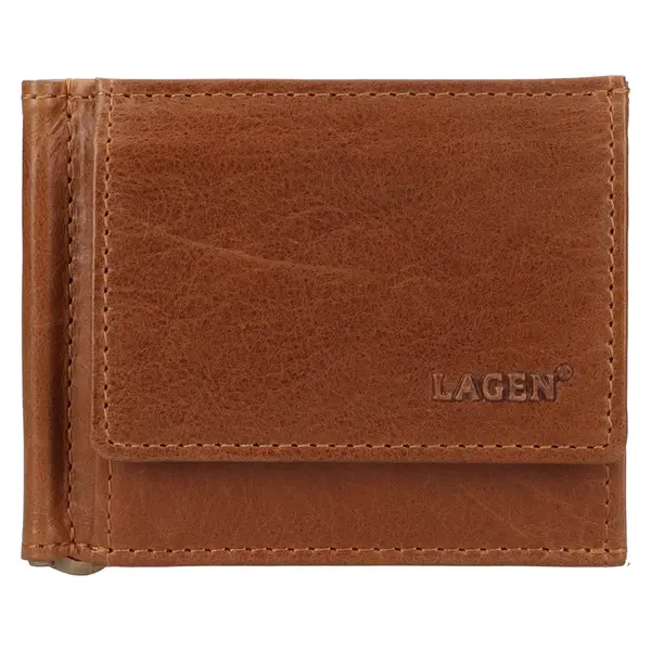 Pánska kožená peňaženka Lagen Dolarro - hnedá