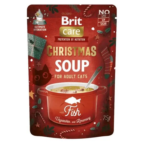 BRIT Care Christmas Fish Soup vánoční polévka pro kočky 75 g