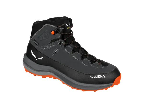 Salewa JR MTN TRAINER 2 MID PTX EU 30, Onyx/Alloy Dětské trekové boty