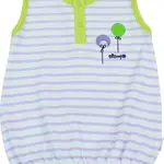 nicol Tunička kr.rukáv vel. 74,. - BALONKY, fialové proužky