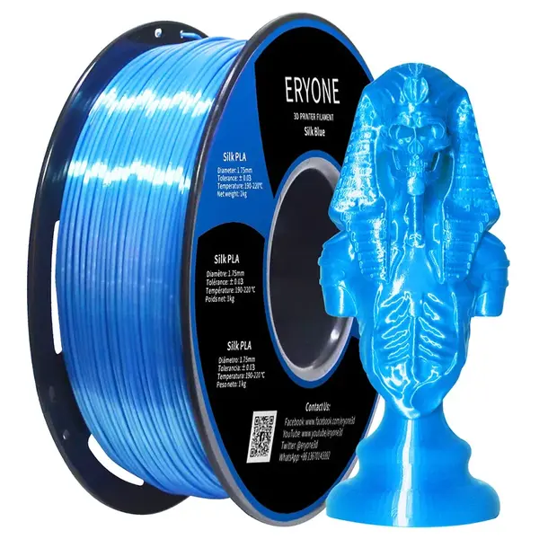 ERYONE Silk PLA Filament 1kg - Blue