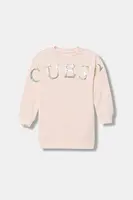 Dětské bavlněné šaty Guess