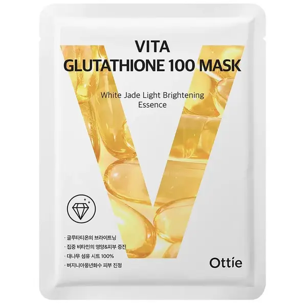 Ottie 100 Mask Vita Glutathion plátýnková maska 25 ml