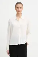 Vlněný kardigan Armani Exchange dámský, béžová barva, XW000773 AF16602