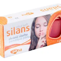 Silans STANDARD Ultra Soft paměťová pěna chránič sluchu 1 pár