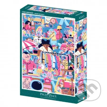 Puzzle Predaj garáží - Marie Boiseau - puzzle z kategorie 500 - 1000 dílků