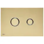 Ovládacie tlačidlo SAT kov zlatá mat SATATBG