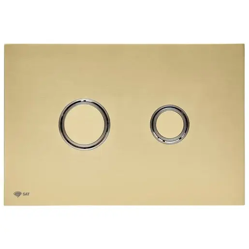 Ovládacie tlačidlo SAT kov zlatá mat SATATBG