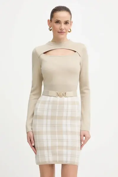 Šaty s prímesou vlny Guess CORALINE