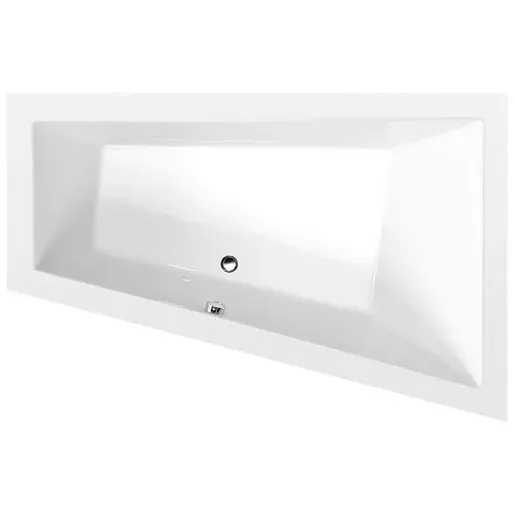 Polysan Triangl asymetrická vaňa 180x120 cm akrylát pravá 20611