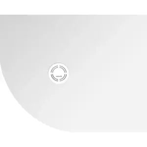 Polysan FLEXIA sprchová vanička štvrťkruhová 100x80 cm liaty mramor 91251