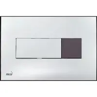 Ovládacie tlačidlo Alca plast chróm lesk M371S