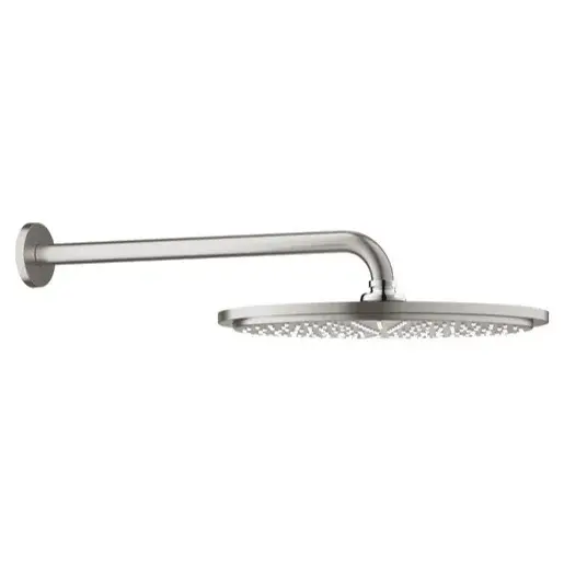 Grohe Rainshower Cosmopolitan Metal hlavová sprcha vrátane sprchového ramená supersteel 26066dc0 G26066DC0