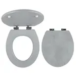 Wc doska Novaservis z MDF vo farbe betonu WC/SOFTSTONE1