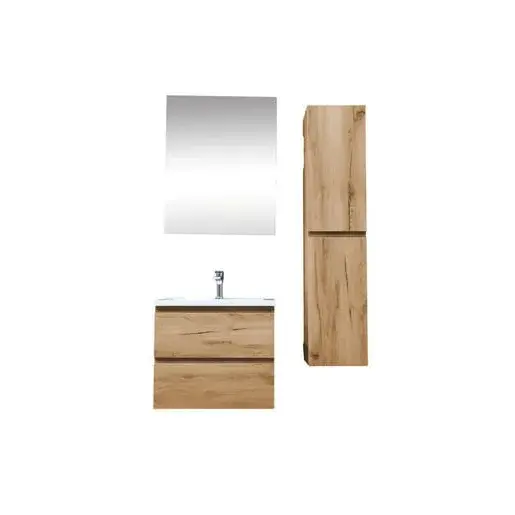 Kúpeľňová skrinka s umývadlom SAT B-Way 59x50x45 cm dub mat KSETBWAY21