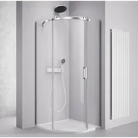 Polysan Thron Line sprchový kút štvrťkruh 90x90 cm TL2690-5005