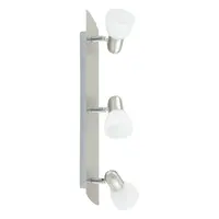 Eglo Enea osvetlenie 7 cm sklo matné matný nikel 90985