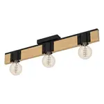 Stropné osvetlenie Eglo BAILRIGG čierna 43901