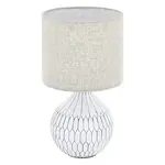 Stolová lampa Eglo BELLARIVA 3 biela 99332