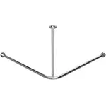 Tyč sprchového závesu BEMETA strieborná 101120231