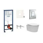 Cenovo zvýhodnený závesný WC set Grohe do ľahkých stien / predstenová montáž + WC SAT Brevis SIKOGRS3W0