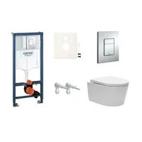 Cenovo zvýhodnený závesný WC set Grohe do ľahkých stien / predstenová montáž + WC SAT Brevis SIKOGRS3W0