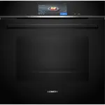Vstavaná rúra na Siemens pečenie 60 x 60 cm čierna HB778G3B1