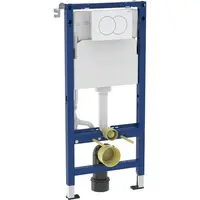 Geberit S-line duofix delta s s bielym tlačidlom delta 01 111.154.11.3