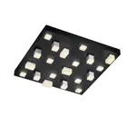 LED stropné osvetlenie Cinque Civeto čierna 673512032