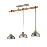 Závesné osvetlenie Trio Delhi nikel 303400367