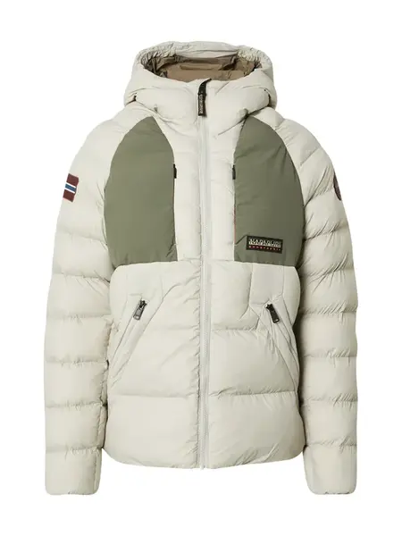 NAPAPIJRI Zimná bunda 'MOESA'  námornícka modrá / sivá / kaki