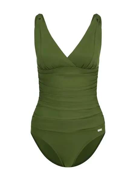 LASCANA Jednodielne plavky  olivová