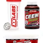 Xxlabs CEEM cps.120 + Heavy Weight Gainer vanilka 1000 g + šejkr