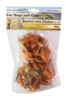 For Dogs and Cats Pochoutka Rybičky omotané kuřecím masem 80g