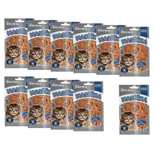 Akinu MASÍČKA Králičí nudličky pamlsek pro kočky 11 x 50 g