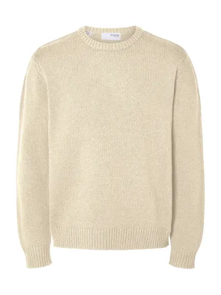 SELECTED Sveter 'SLHCody'  krémová