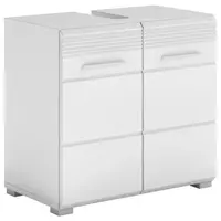 MID.YOU SKŘÍŇKA POD UMYVADLO, vysoce lesklá bílá, bílá, 60/56/34 cm