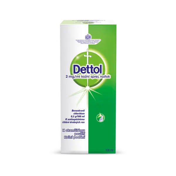 Dettol 0,2% antiseptický sprej 100 ml