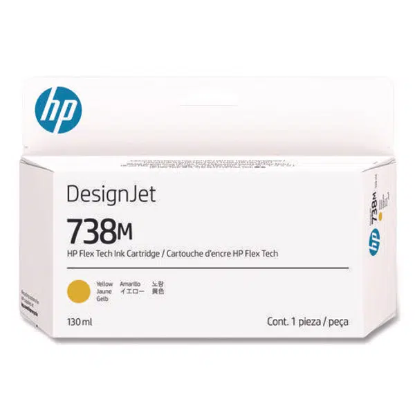 HP 738M A24VPA žlutá (yellow) originální cartridge