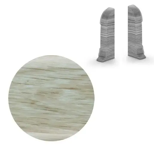 Koncovka k soklu Naturel dub pieskový , PVC dĺžka 0,5 cm, výška hrany 56 mm, NATNGTKF0