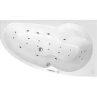 Masážna vaňa SIKO Luiza 160x95 cm LUXUS akrylát pravá SIKOHMLLU150P