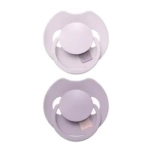 LOVI Prime Dudlík silikonový dynamický 18m+ 2 ks Baby Lilac/Violet