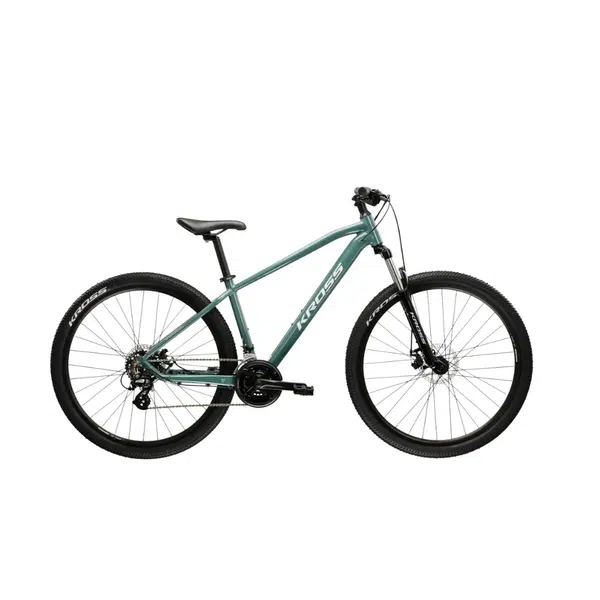 Horské kolo Kross Hexagon 2.0 29" Gen 008 M (17", 165-175 cm) zelená / stříbrná / lesk