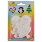 Hama Midi - podložky - srdce, tučniak, stromček