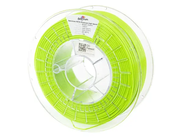 Spectrum 81546 3D filament, PETG Premium High Speed, 1,75mm, 1000g, Zelený (Bright green)