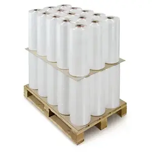 Strojní stretch fólie šířka 500mm, délka 1500m, průhledná, tloušťka 23 mikronů | RAJA