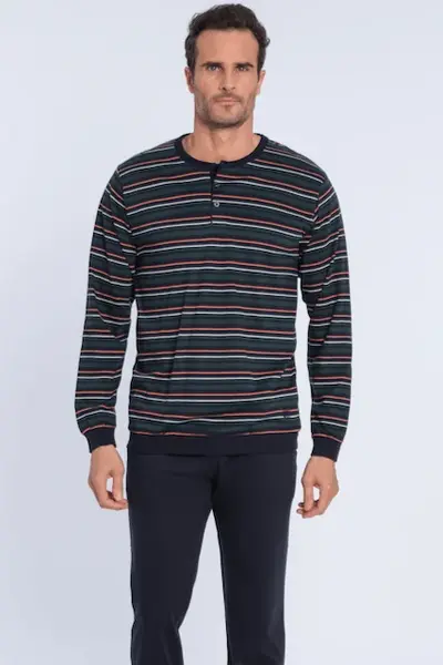 Pánské pyžamo EMILIO XXL Zelená