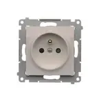 DGZ1Z/11 Jednoduchá zásuvka s uzemnením biela