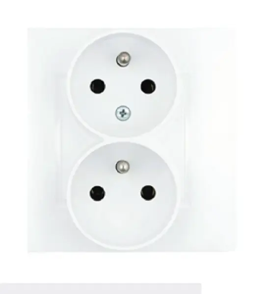 GP-2QC Dvojitá zásuvka Z/U