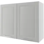 Kuchynská skrinka Emporium W3/90 light grey stone/biela